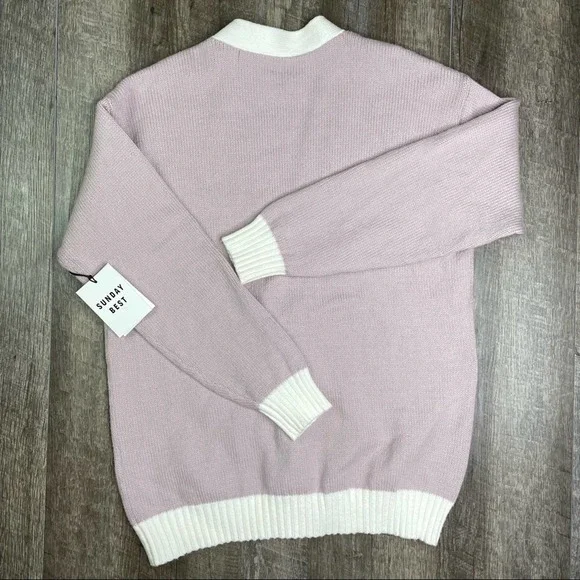 Sunday Best Munro Mauve Ellis Cardigan NEW Size Small - Picture 7 of 8